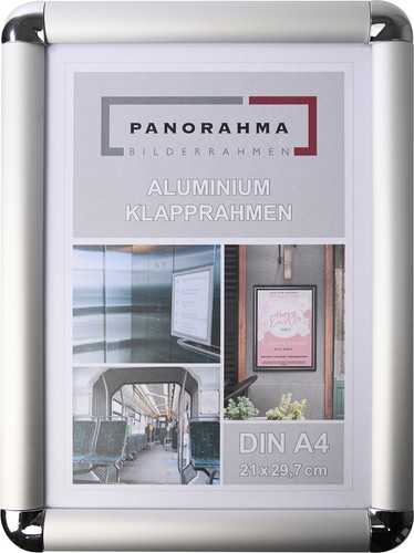Bilderrahmen silber schwarz - silber,